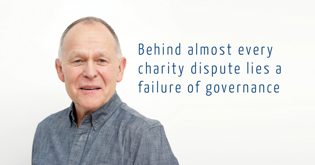 Behind every charity dispute